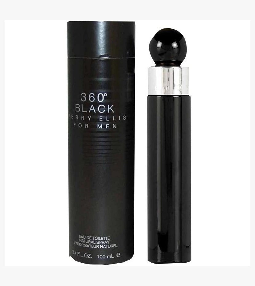 360 ° Black De Perry Ellis 100 ML Hombre EDT - Original