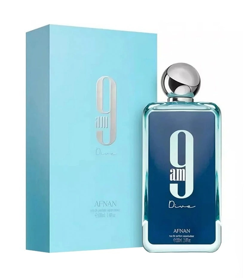 9 Am Dive De Afnan 100 ML Hombre EDP Original