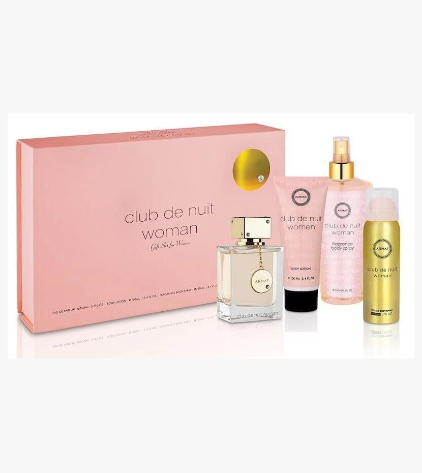 Estuche Club De Nuit Woman De Armaf 4 Pcs Mujer EDP Original