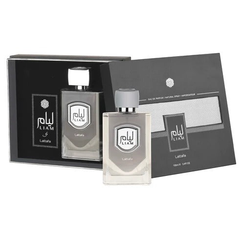 Lattafa Liam Gray 100ML EDP Unisex 100% Original + Certificado de Garantia