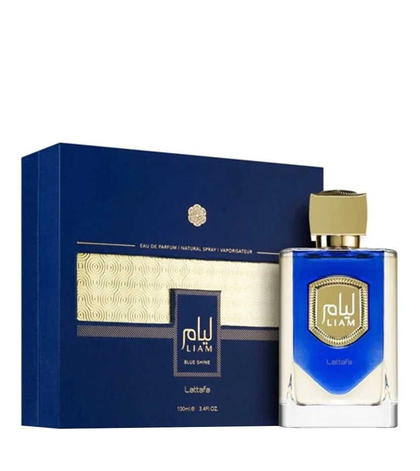Liam Blue Shine De Lattafa 100 ML Hombre EDP Original