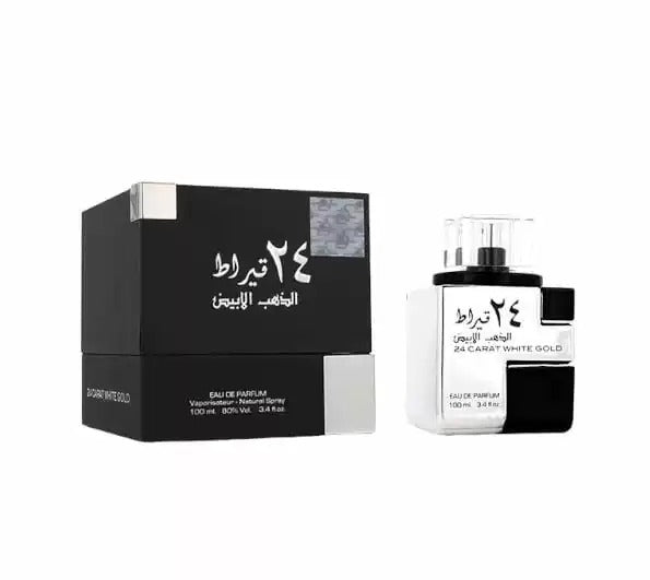 Perfume Lattafa 24 Carat White Gold EDP 100ml Unisex Original