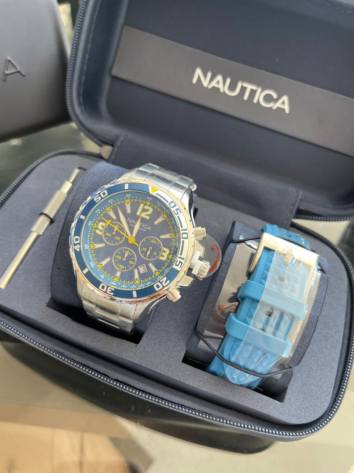 Reloj Náutica para Hombre doble pulso (NAPNSS219)