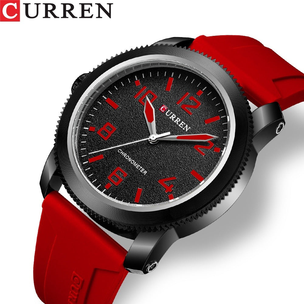 Reloj de pulsera CURREN original de acero inoxidable para hombre (con caja y bolsa)