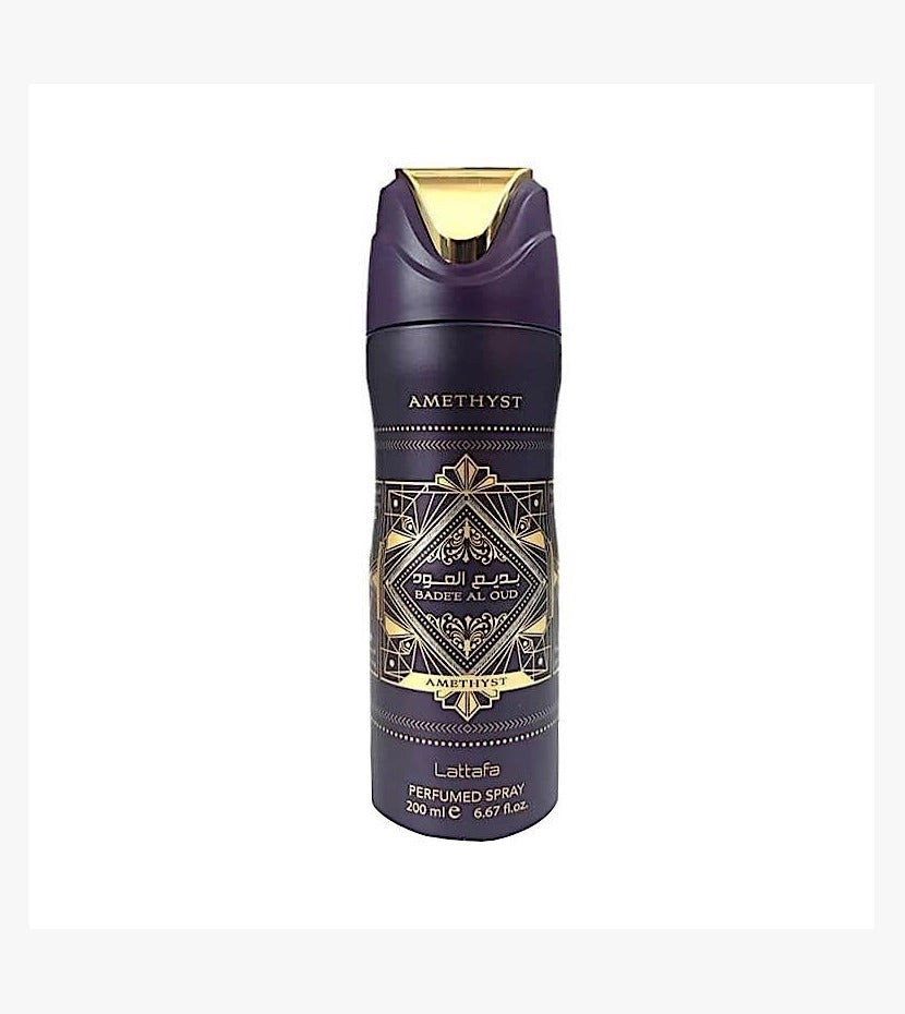 Spray Perfumado Bade'e Al Oud Amethyst De Lattafa 200 ML Hombre EDP - Original