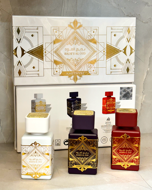 Set Lattafa BADE’E AL OUD X3 (1.1 PREMIUM)